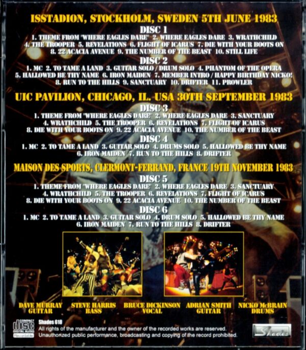 Iron Maiden/World Tour 1983 - Image 2