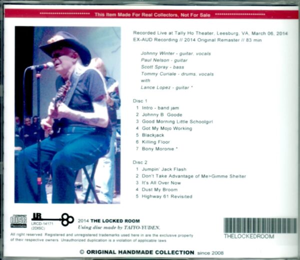 Johnny Winter/Va, USA 2014 - Image 2