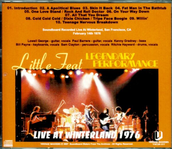Little Feat/Ca, USA 1976 - Image 2
