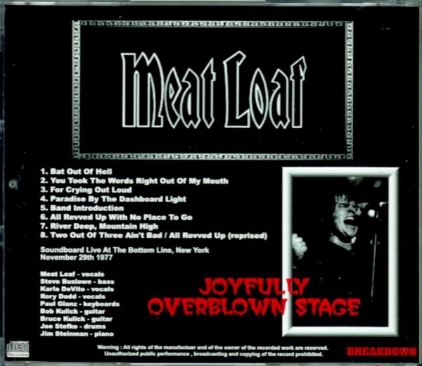 Meat Loaf/Ny,USA 1977 - Image 2