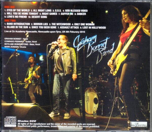 Graham Bonnet Band/UK 2016 - Image 2