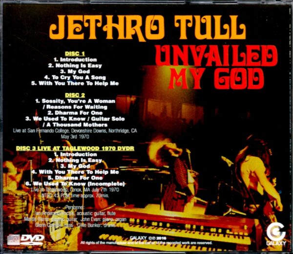 Jethro Tull/Ca, USA 1970 & more - Image 2