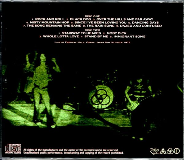 Led Zeppelin/Osaka 10.9.1972 - Image 2