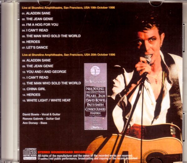 David Bowie/Ca,USA 1996 2Days - Image 2