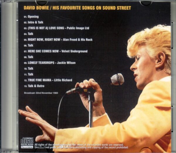 David Bowie/Japan Broadcast 1983 - Image 2