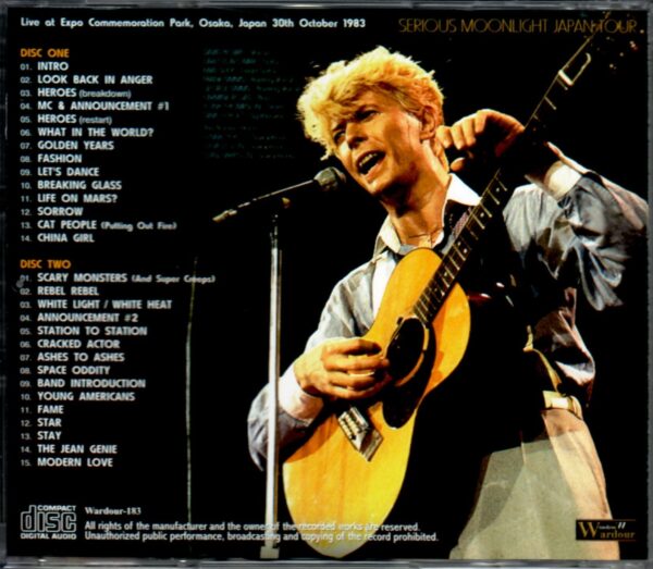 David Bowie/Osaka,Japan 1983 Upgrade - Image 2