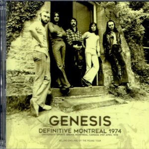 Genesis,Peter Gabriel/Canada 1974 Upgrade