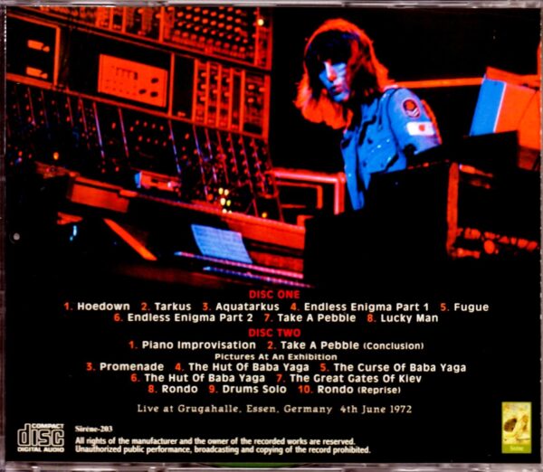 EL & P Emerson,Lake & Palmer/Germany 1972 - Image 2