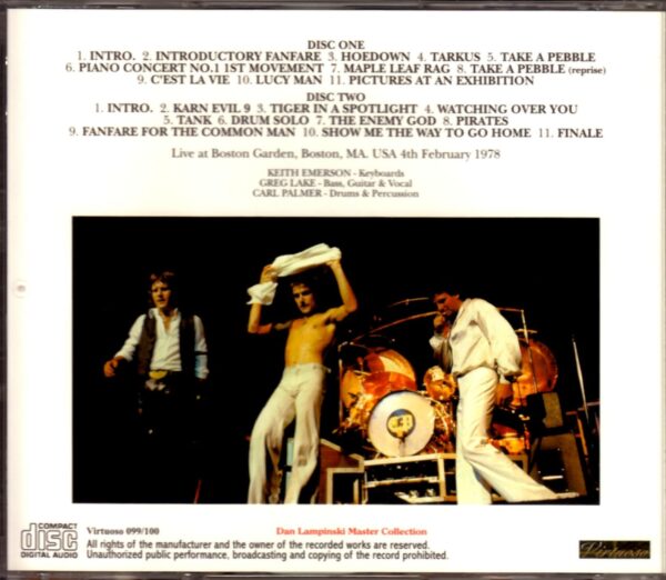 EL & P Emerson, Lake & Palmer/Massachusetts, USA 1978 - Image 2