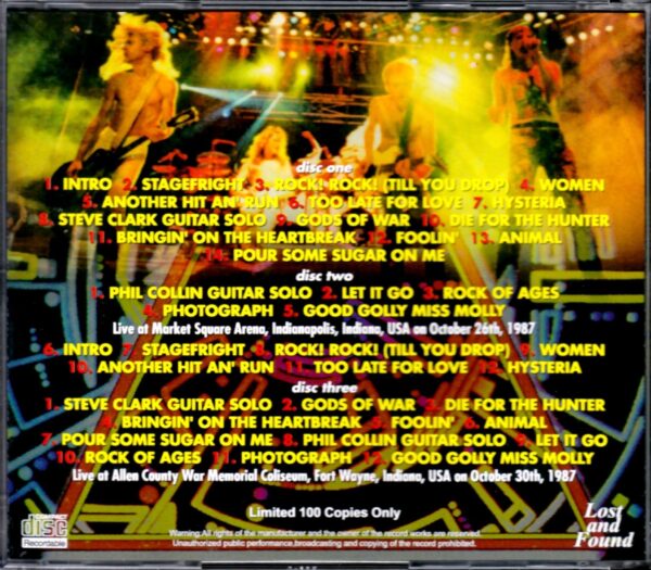 Def Leppard/Indiana, USA 1987 - Image 2