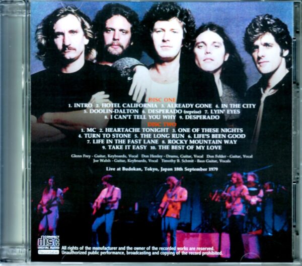 Eagles/Tokyo,Japan 9.18.1979 - Image 2