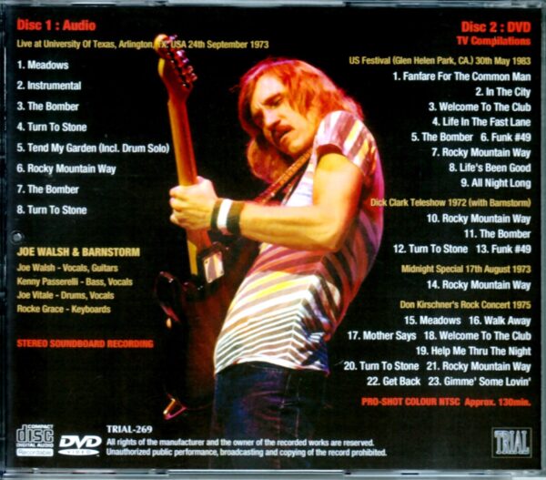 Joe Walsh/Texas, USA 1973 & more - Image 2
