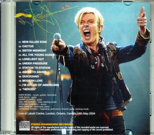 David Bowie/Canada 2004 - Image 2