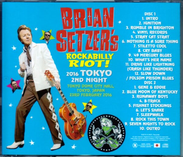 Brian Setzer/Tokyo,Japan 2.23.2016 - Image 2