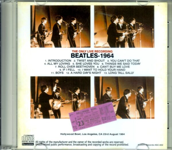 Beatles/Ca, USA 1964 LP Edition - Image 2