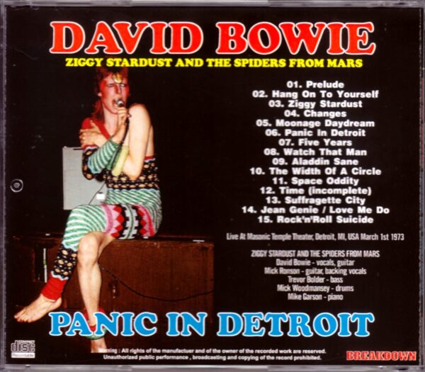 David Bowie/Michigan, USA 1973 - Image 2