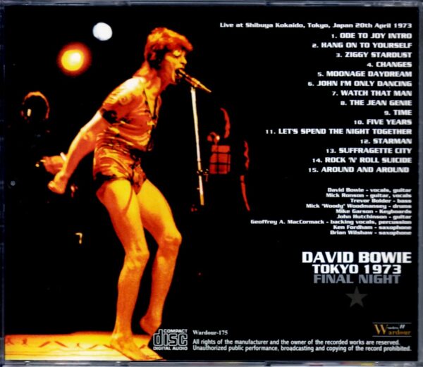 David Bowie/Tokyo,Japan 4.20.1973 - Image 2