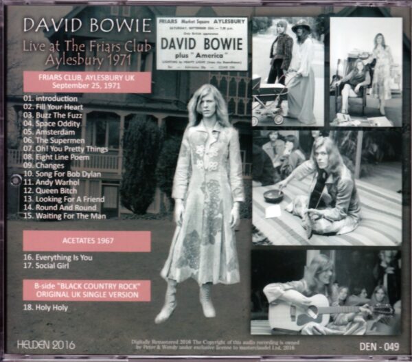 David Bowie/UK 1971 & more - Image 2