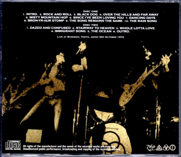 Led Zeppelin/Tokyo,Japan 10.3.1972 - Image 2