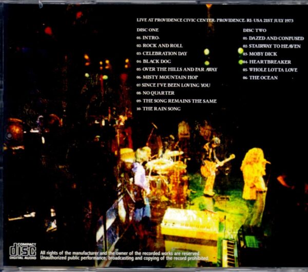 Led Zeppelin/Rhode Island, USA 1973 - Image 2