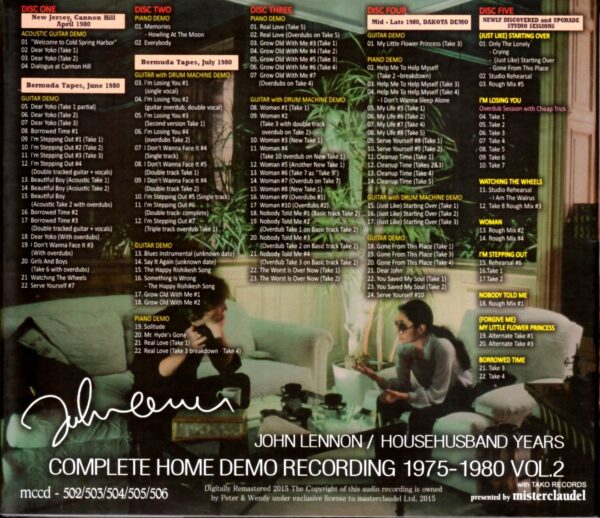 John Lennon/Demo Recordings 1975-1980 Vol.2 - Image 2