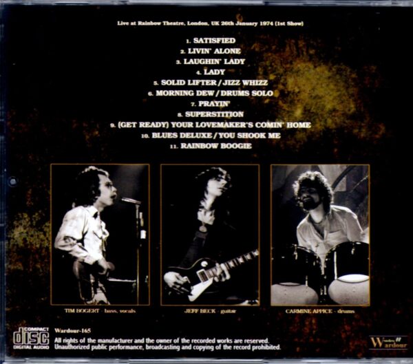 BB & A Beck,Bogert and Appice/London,UK 1974 - Image 2