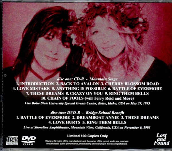 Ann & Nancy Wilson/Idaho, USA 1993 & more - Image 2