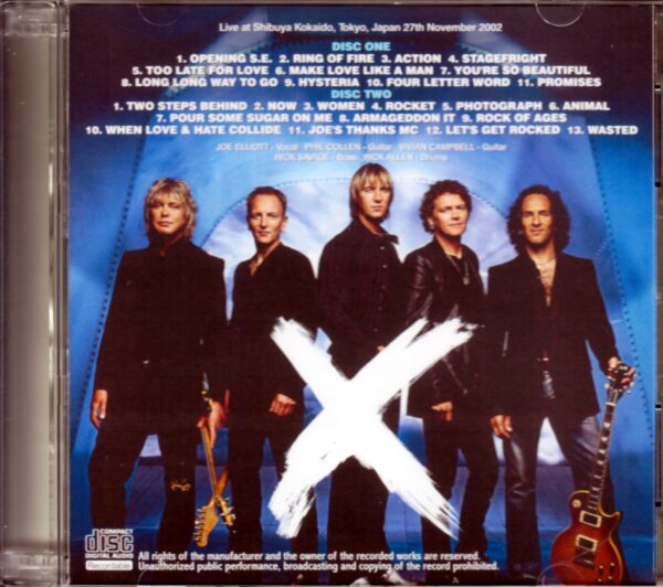 Def Leppard/Tokyo,Japan 2002 - Image 2