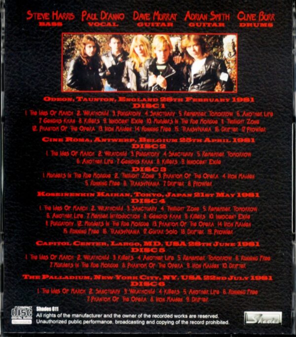 Iron Maiden/World Tour 1981 - Image 2