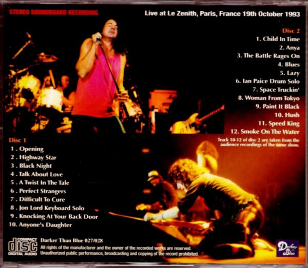 Deep Purple/France 1993 - Image 2