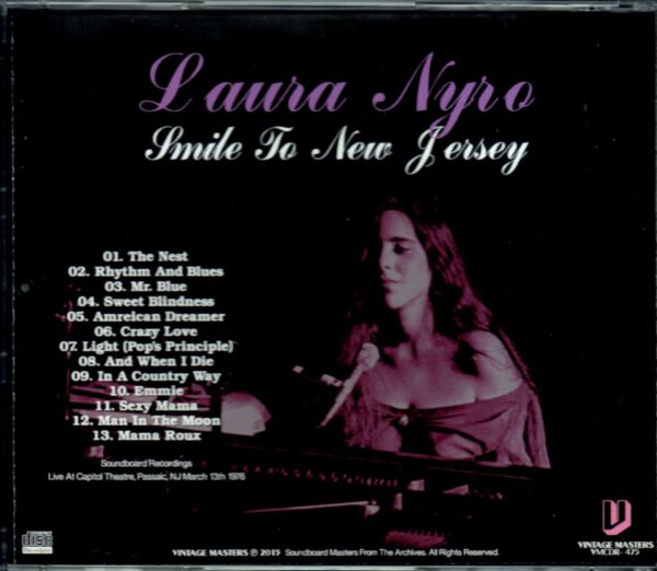 Laura Nyro/New Jersey, USA 1976 - Image 2