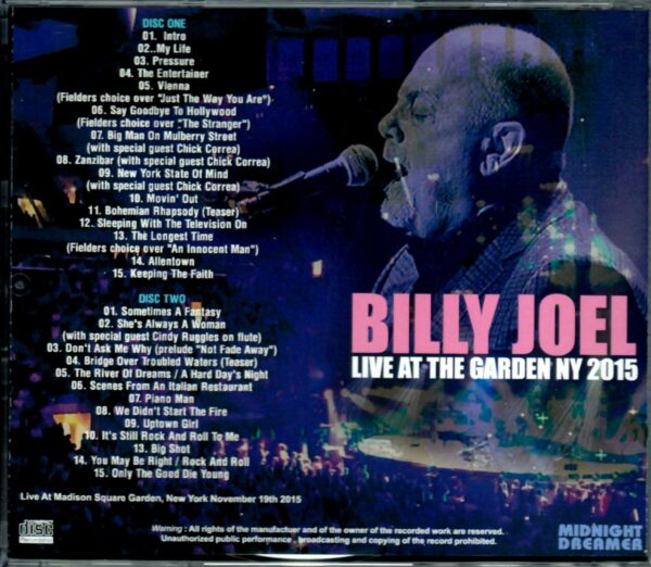 Billy Joel/New York,USA 2015 - Image 2