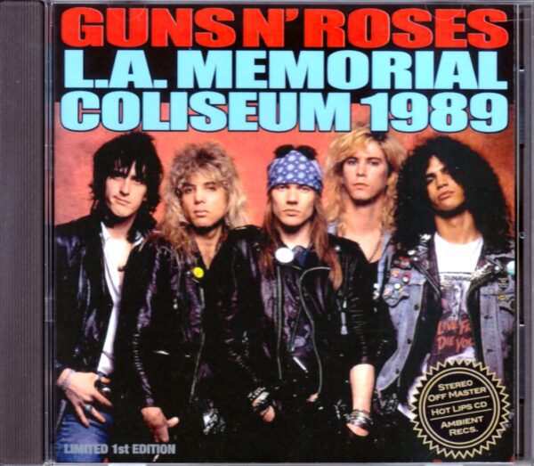 Guns N’ Roses/California,USA 10.21.1989