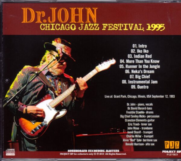 Dr.John/Illinois,USA 1993 - Image 2