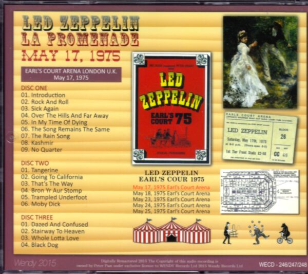 Led Zeppelin/London,UK 5.17.1975 - Image 2