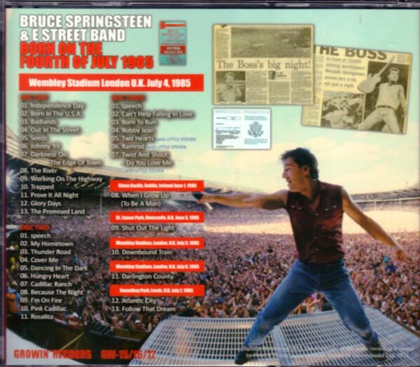 Bruce Springsteen/London,UK 1985 - Image 2