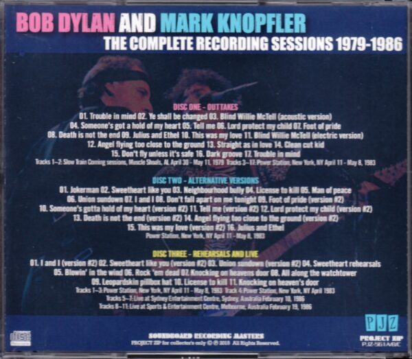 Bob Dylan,Mark Knopfler/Sessions 1979-1986 - Image 2