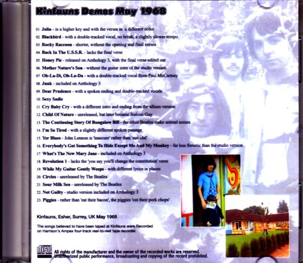 Beatles/White Album Demo Recordings Upgrade and Best Sound Ver. - Image 2