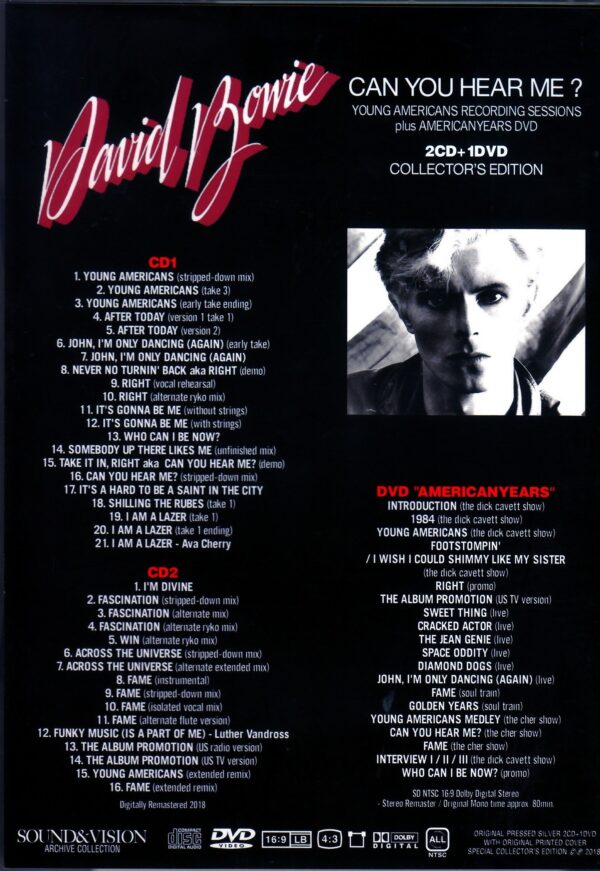 David Bowie/Young Americans Sessions and American Years - Image 2
