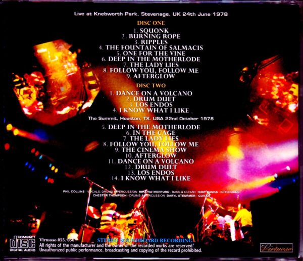 Genesis/UK 1978 & more - Image 2