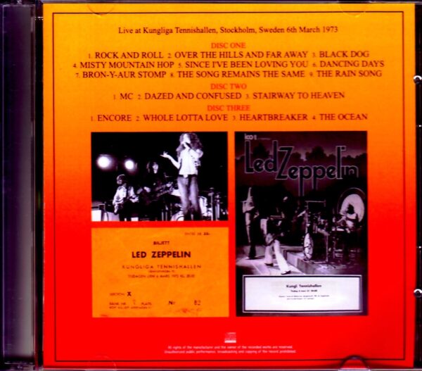 Led Zeppelin/Sweden 3.6.1973 - Image 2