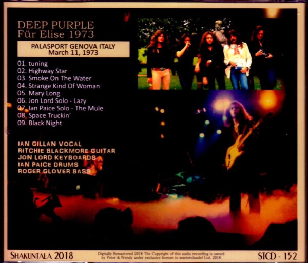 Deep Purple/Italy 1973 Complete - Image 2