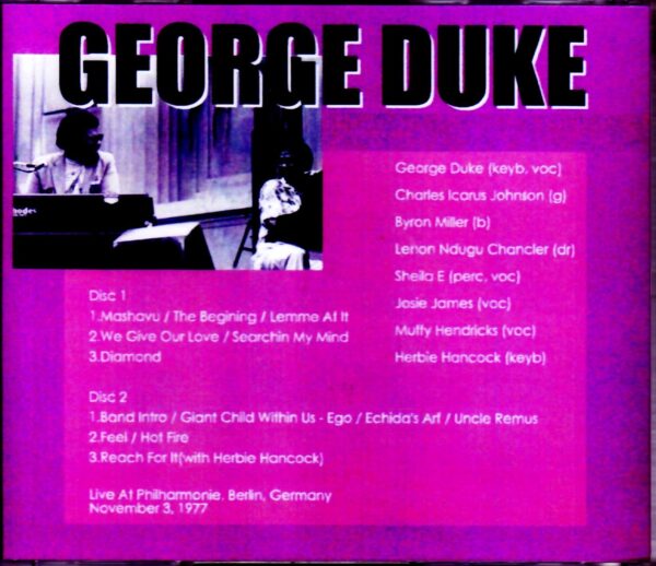 George Duke/Germany 1977 - Image 2