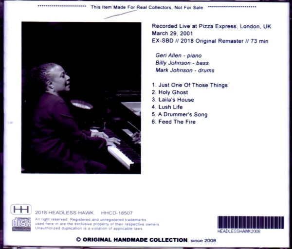 Geri Allen Trio/London,UK 2010 - Image 2