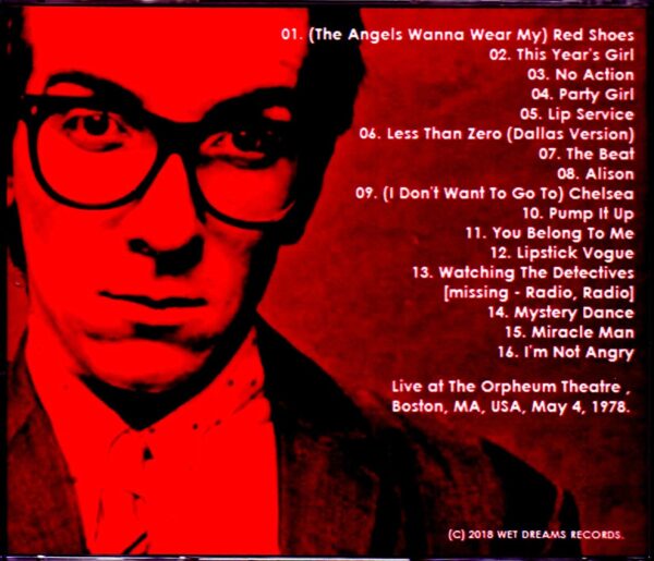 Elvis Costello/MA, USA 1978 - Image 2