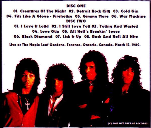 Kiss/Canada 1984 - Image 2