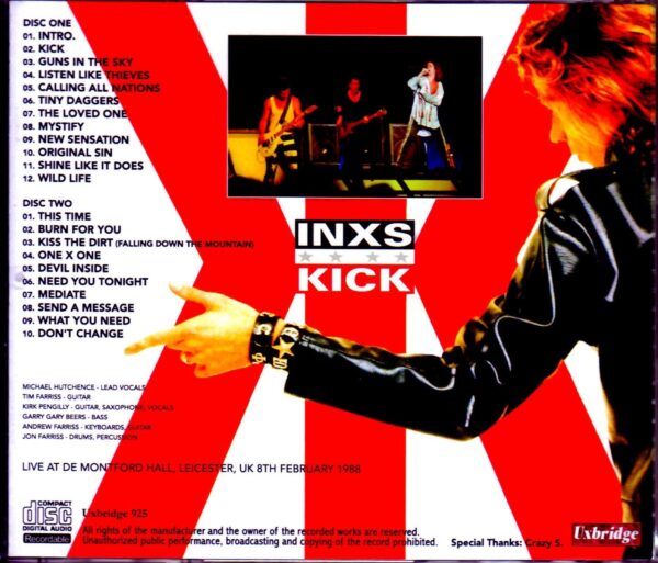 Inxs/UK 1988 - Image 2