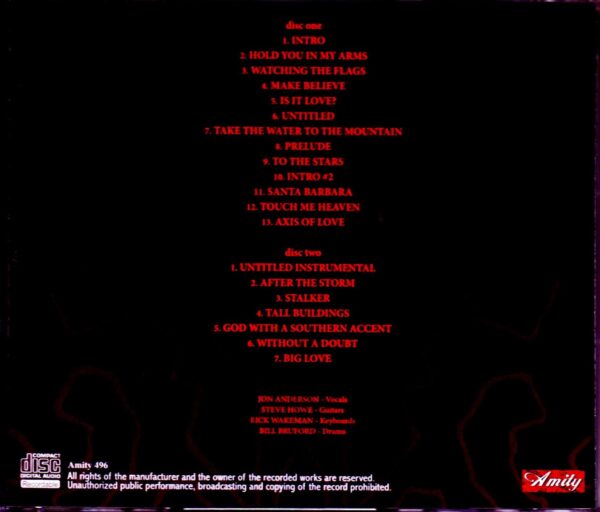 ABWH,Yes Anderson Bruford Wakeman Howe/2nd Album Demos & Outtakes - Image 2