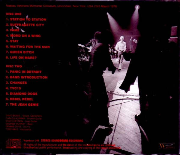 David Bowie/NY,USA 1976 Upgrade - Image 2