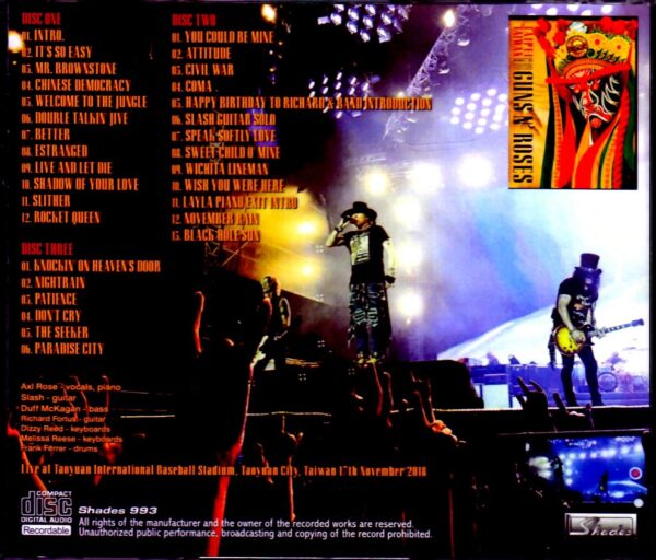 Guns N' Roses/Taiwan 2018 - Image 2